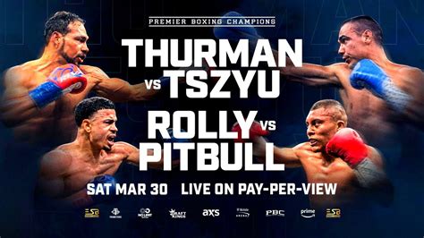 PBC Announces the Full Card for Tim Tszyu vs. Keith Thurman .